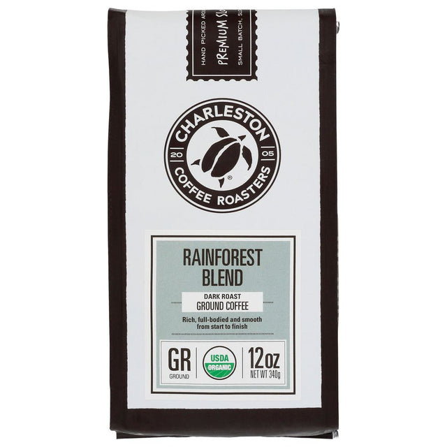 CHARLESTON COFFEE ROASTER: Rainforest Blend Coffee, 12 oz - #tag1# - #tag2#