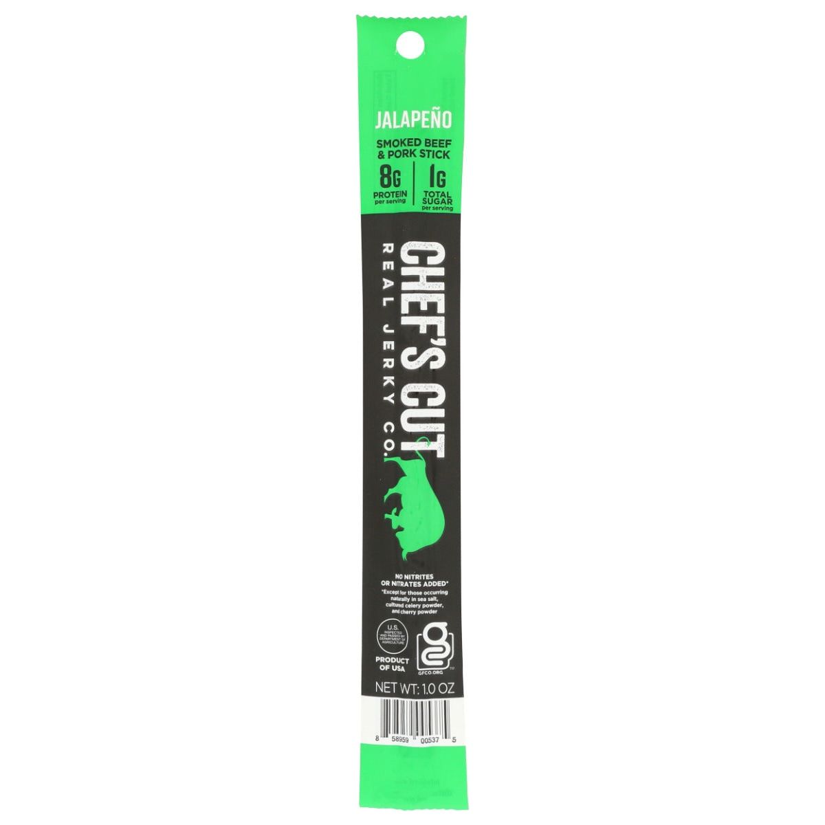 CHEFS CUT: Beef and Pork Jalapeno Meat Snack Stick, 1 oz - #tag1# - #tag2#