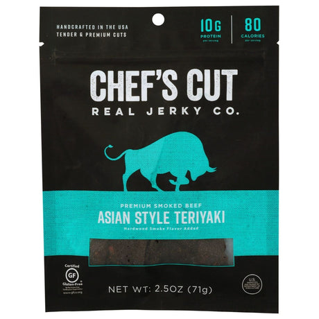 CHEFS CUT: Teriyaki Beef Jerky, 2.5 oz - #tag1# - #tag2#