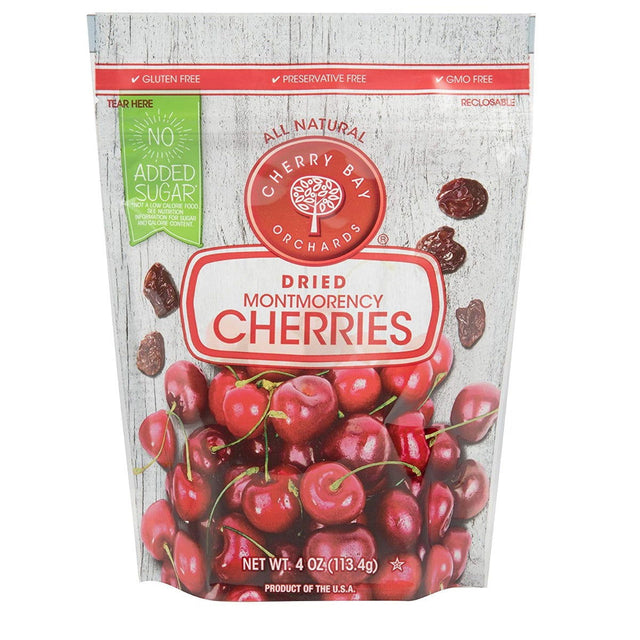 CHERRY BAY ORCHARDS: Dried Montmorency Cherries No Added Sugar, 4 oz - #tag1# - #tag2#