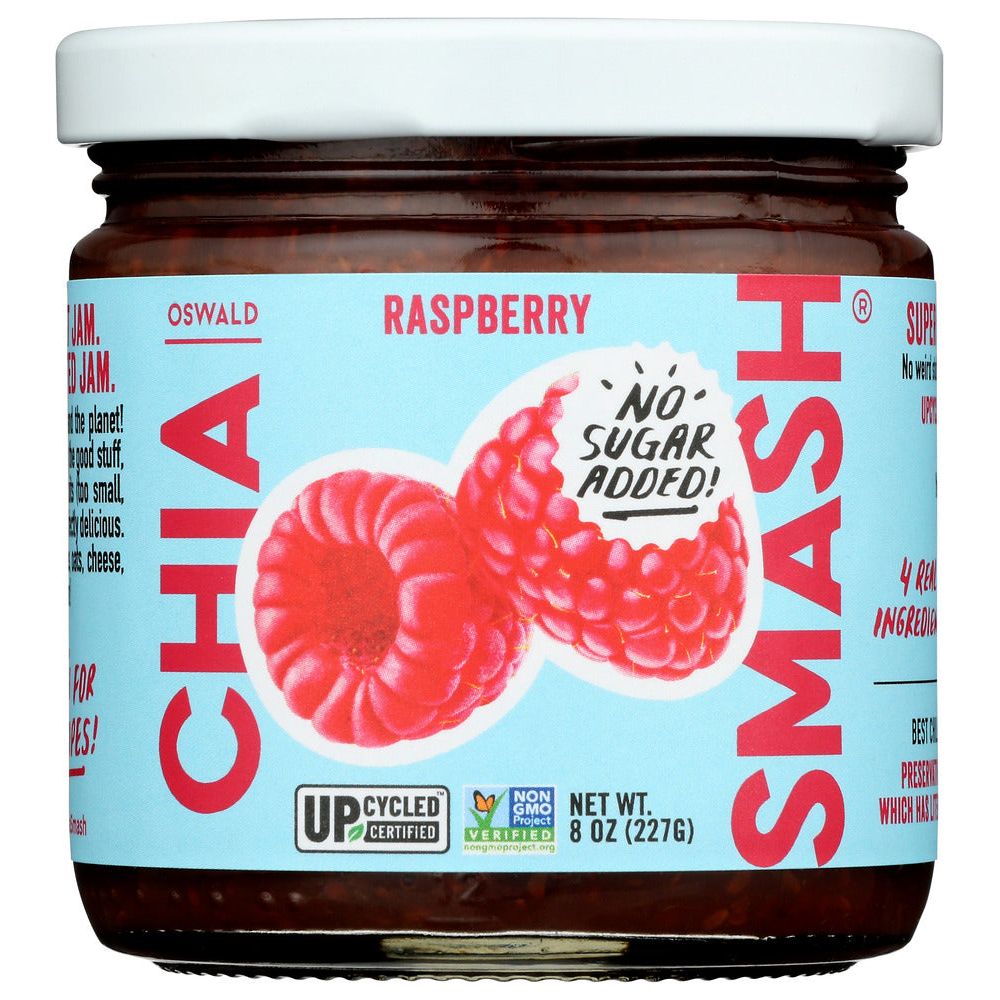 CHIA SMASH: Chia Raspberry Jam, 8 oz - #tag1# - #tag2#