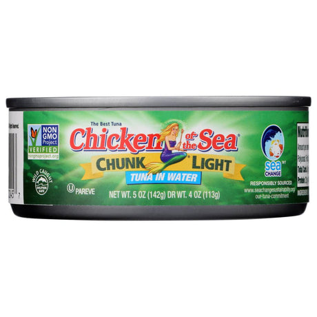 CHICKEN OF THE SEA: Chunk Light Tuna In Water, 5 oz - #tag1# - #tag2#