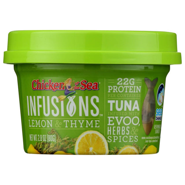 CHICKEN OF THE SEA: Tuna Lemon Thyme Infusion, 2.8 oz - #tag1# - #tag2#