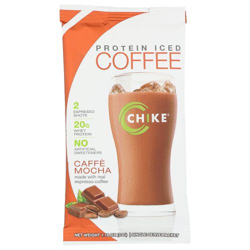 CHIKE: Protein Iced Coffee Caffe Mocha Packet, 1.16 oz - #tag1# - #tag2#