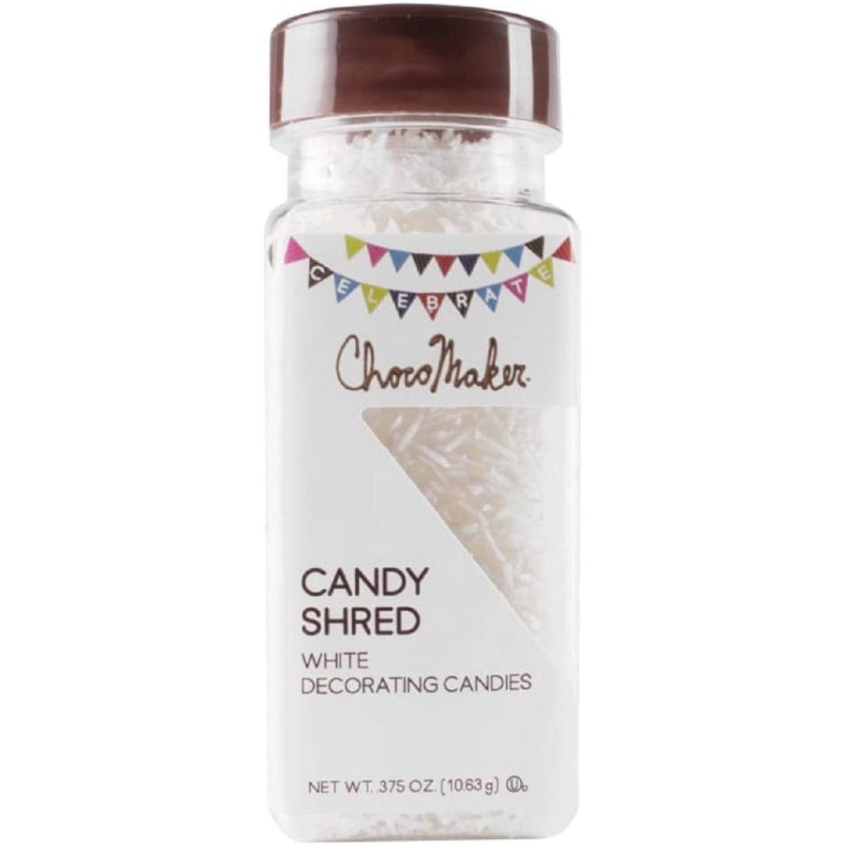CHOCOMAKER: Candy Shred White, 0.375 oz - #tag1# - #tag2#