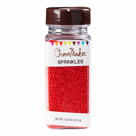 CHOCOMAKER: Red Beads Decorating Candies, 3.625 oz - #tag1# - #tag2#