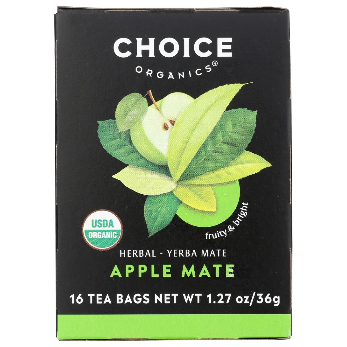 CHOICE TEA: Apple Mate Herbal Yerba Mate Tea, 1.27 oz - #tag1# - #tag2#