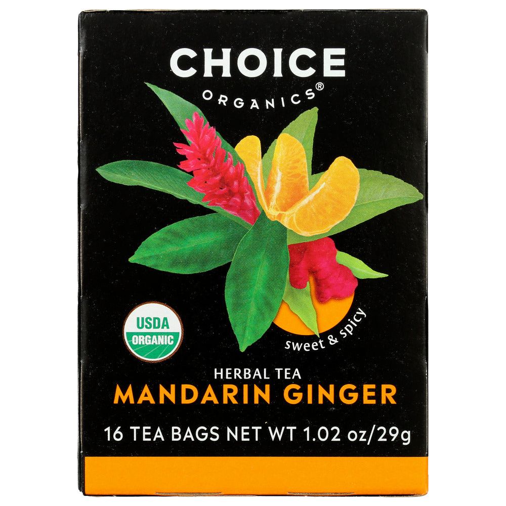 CHOICE TEA: Mandarin Ginger Herbal Tea, 16 bg - #tag1# - #tag2#