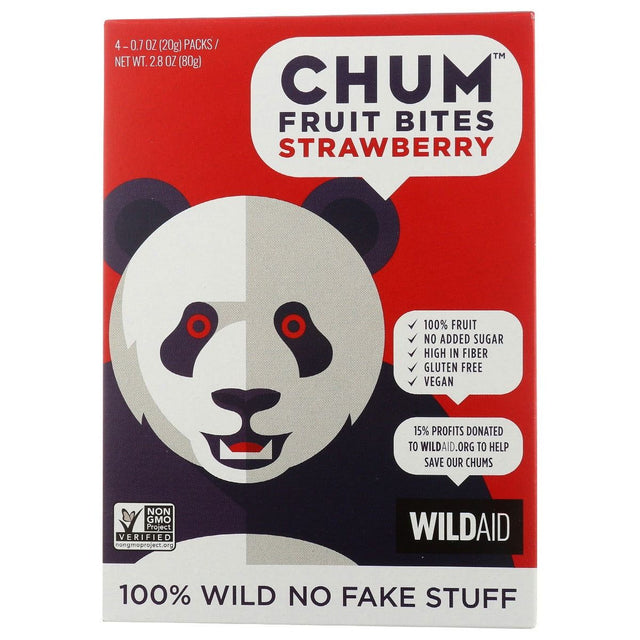 CHUM: Bites Fruit Strawbrry 4Pk, 2.83 oz - #tag1# - #tag2#