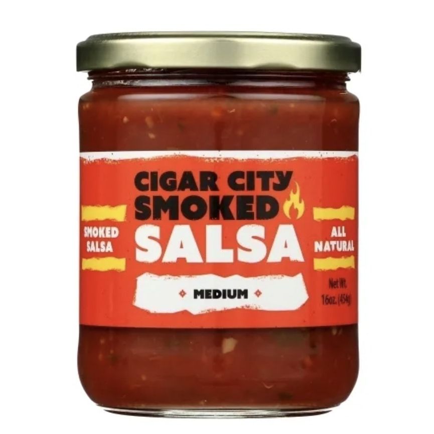 CIGAR CITY: Salsa Medium, 16 oz - #tag1# - #tag2#