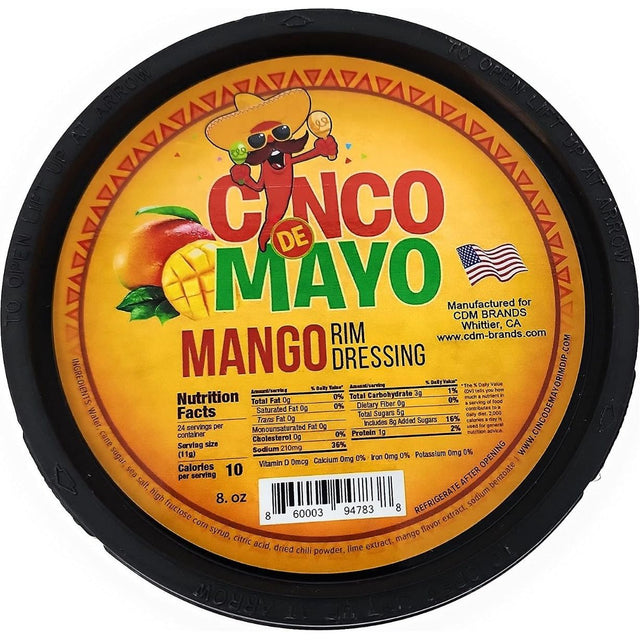 CINCO DE MAYO: Mango Rim Dressing, 8 oz - #tag1# - #tag2#