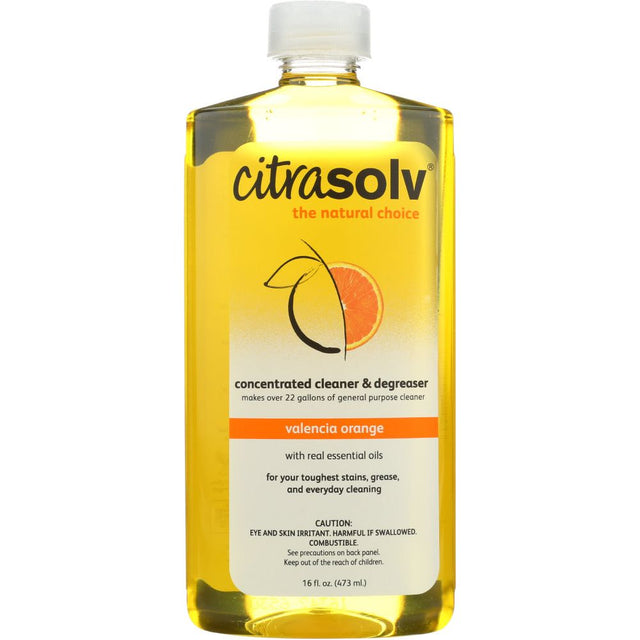 CITRASOLV: Concentrate Cleaner & Degreaser Valencia Orange, 16 oz - #tag1# - #tag2#