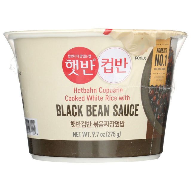 CJ FOODS: Cup Rice Blk Bean Sauce, 9.7 oz - #tag1# - #tag2#