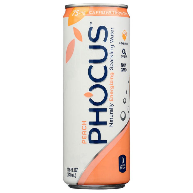 CLEAR CUT PHOCUS: Peach Sparkling Water, 11.5 fo - #tag1# - #tag2#