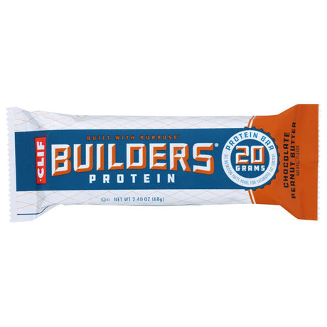 CLIF: Builder Protein Bar Chocolate Peanut Butter, 2.4 oz - #tag1# - #tag2#