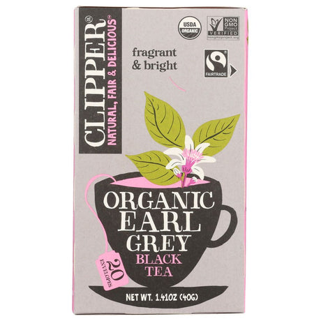CLIPPER: Organic Earl Grey Black Tea, 1.41 oz - #tag1# - #tag2#
