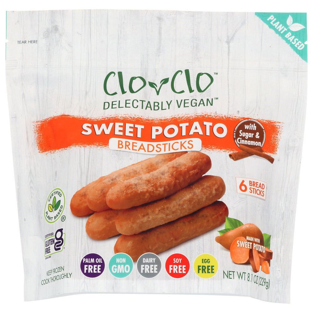 CLO-CLO VEGAN FOODS: Sweet Potato Breadsticks With Sugar And Cinnamon, 8.1 oz - #tag1# - #tag2#