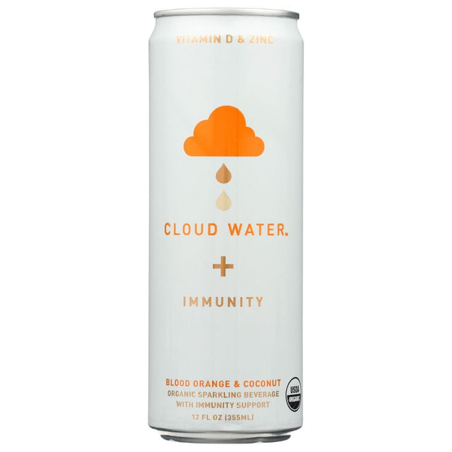 CLOUD WATER IMMUNITY: Blood Orange and Coconut Sparkling Water, 12 fo - #tag1# - #tag2#