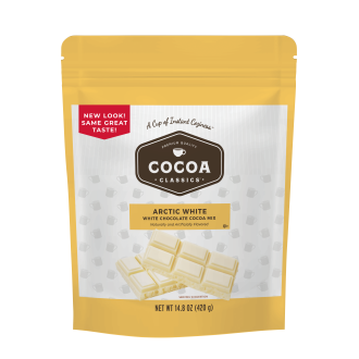 COCOA CLASSICS: Arctic White Chocolate Cocoa Mix Pouch, 14.8 oz - #tag1# - #tag2#