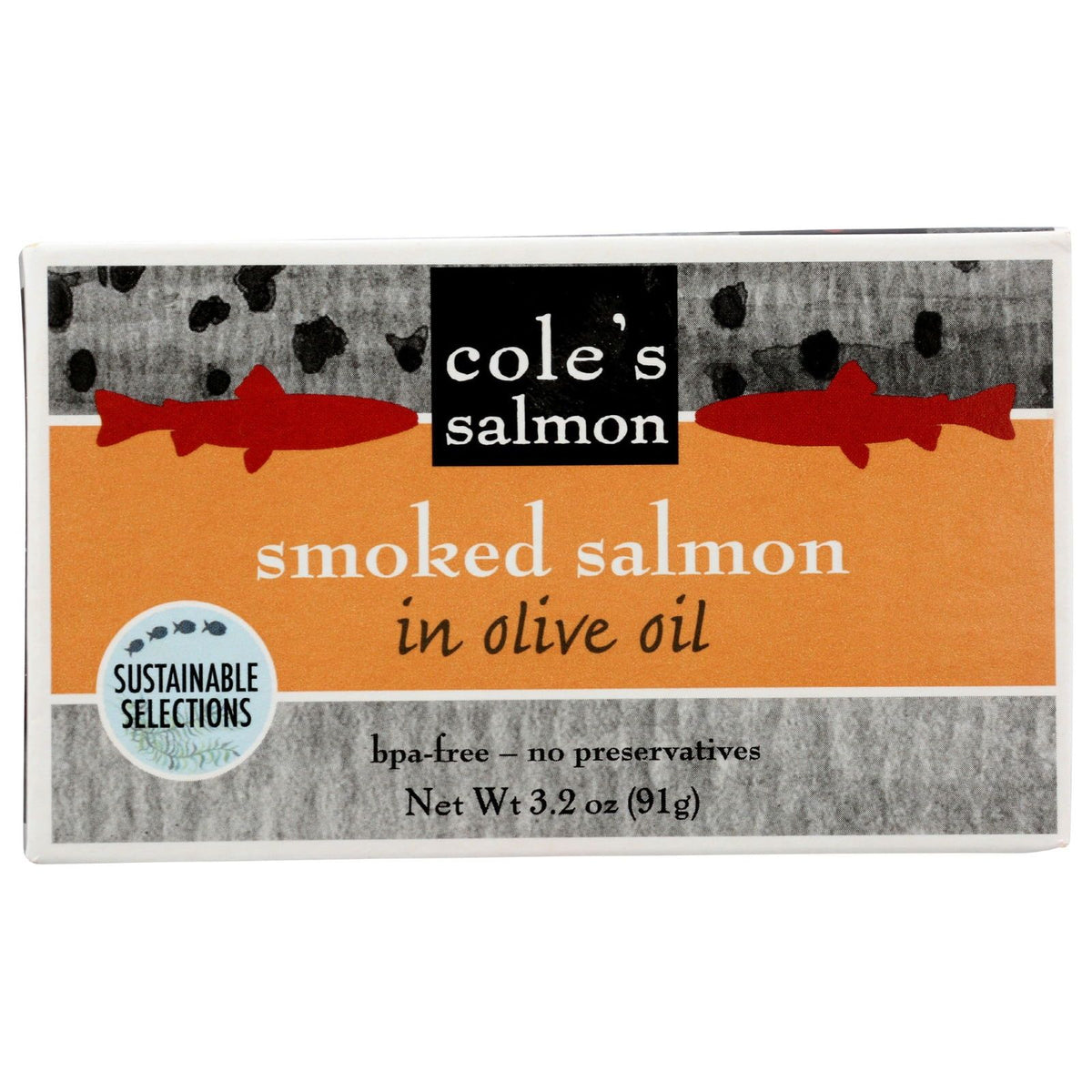 COLES: Patagonian Smoked Salmon Fillet In Extra Virgin Olive Oil, 3.2 oz - Sunshine Co Op. - #tag1# - #tag2# - #tag3# - #tag4#