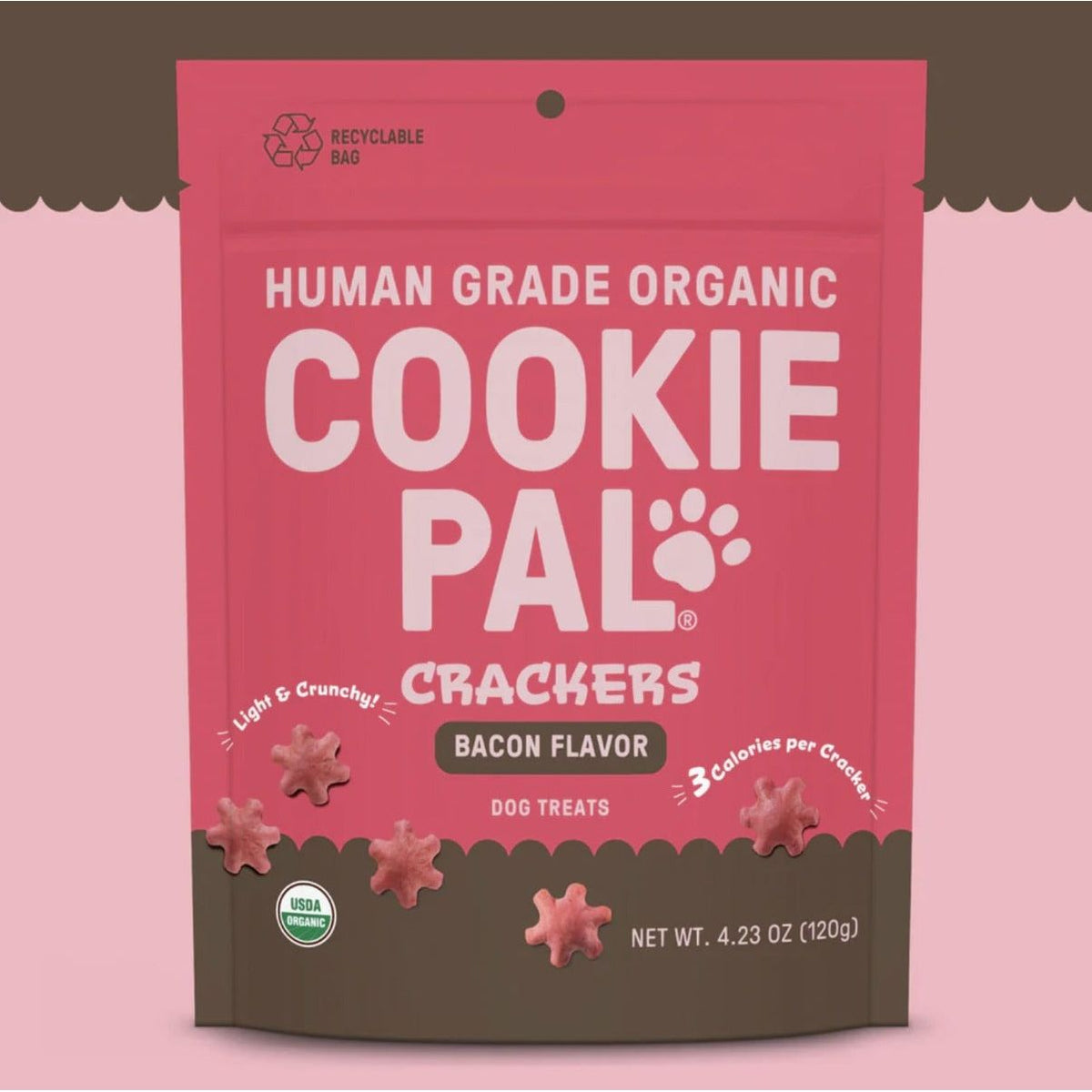 COOKIE PAL: Cracker Bacon Flavor Org, 4 oz - #tag1# - #tag2#