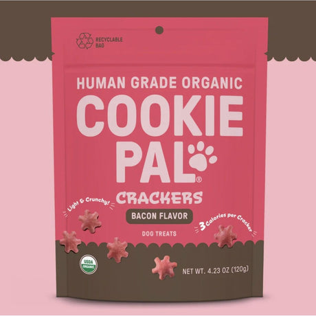 COOKIE PAL: Cracker Bacon Flavor Org, 4 oz - #tag1# - #tag2#