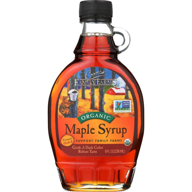 COOMBS FAMILY FARMS: Grade A Dark Color Organic Maple Syrup, 8 oz - #tag1# - #tag2#