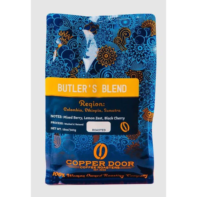 COPPER DOOR COFFEE ROASTERS: Butlers Blend Medium Roast Coffee, 12 oz - #tag1# - #tag2#