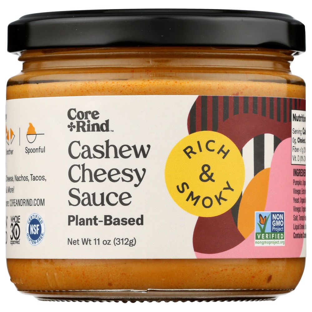 CORE AND RIND: Rich And Smoky Cashew Cheesy Sauce, 11 oz - #tag1# - #tag2#