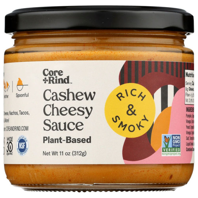 CORE AND RIND: Rich And Smoky Cashew Cheesy Sauce, 11 oz - #tag1# - #tag2#