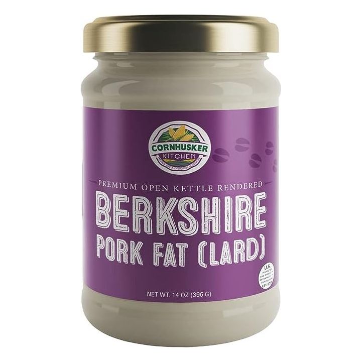 CORNHUSKER KITCHEN: Berkshire Premium Pork Lard, 14 oz - #tag1# - #tag2#