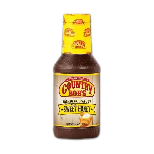 COUNTRY BOBS: Sweet Honey Barbecue Sauce, 18 fo - #tag1# - #tag2#