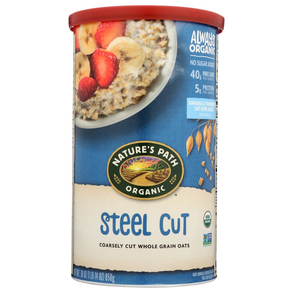 COUNTRY CHOICE: Organic Oven Toasted Oats Steel Cut, 30 oz - #tag1# - #tag2#