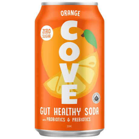 COVE: Soda Gut Healthy Orange, 12 fo - #tag1# - #tag2#