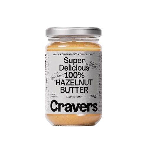 CRAVERS: 100 Percent Hazelnut Butter, 12 oz - #tag1# - #tag2#
