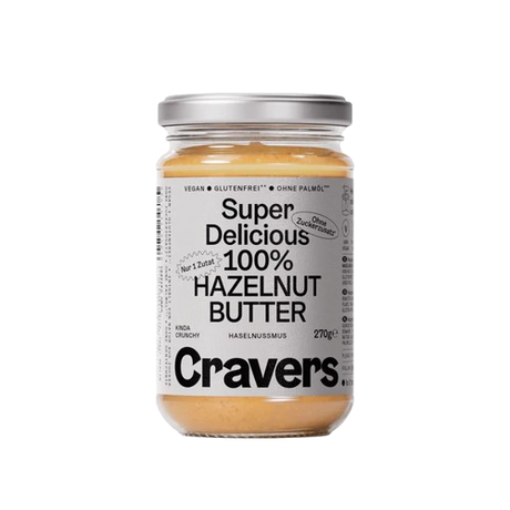 CRAVERS: 100 Percent Hazelnut Butter, 12 oz - #tag1# - #tag2#