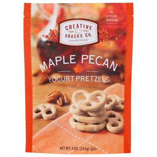 CREATIVE SNACKS: Maple Pecan Yogurt Pretzels, 9 oz - #tag1# - #tag2#