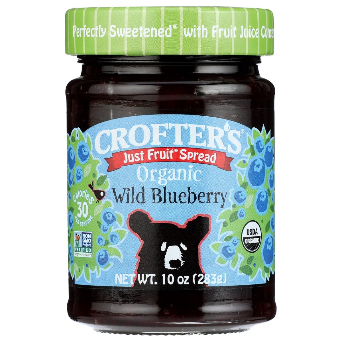 CROFTERS: Organic Blueberry Fruit Spread, 10 oz - #tag1# - #tag2#