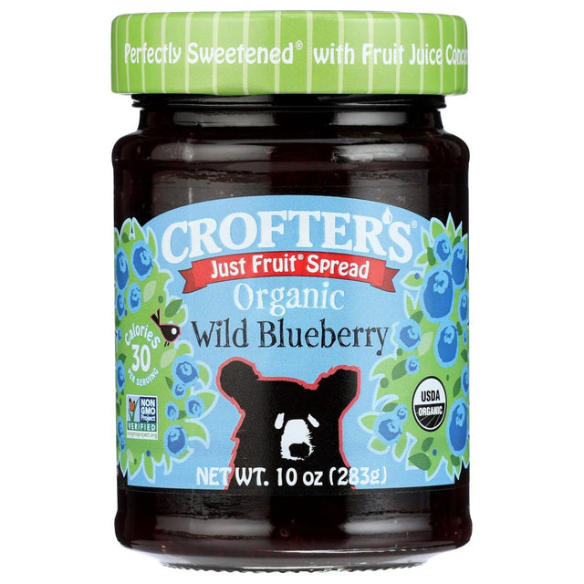 CROFTERS: Organic Blueberry Fruit Spread, 10 oz - #tag1# - #tag2#
