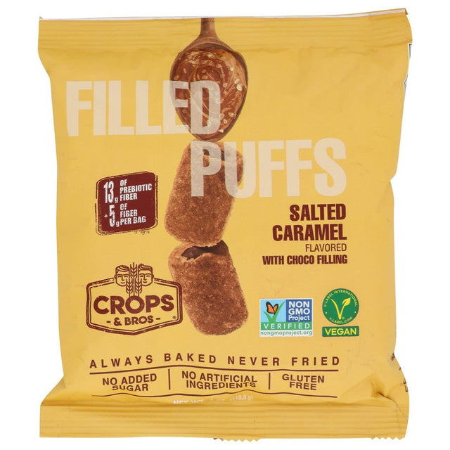 CROPS AND BROS: Salted Caramel Crunchy Puffs, 4 oz - #tag1# - #tag2#