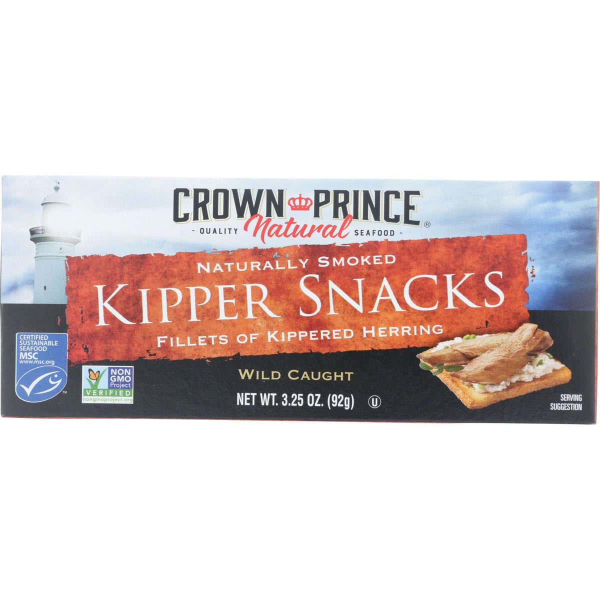 CROWN PRINCE: Naturally Smoked Kipper Snacks, 3.25 oz - #tag1# - #tag2#
