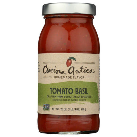 CUCINA ANTICA: Tomato Basil Sauce, 25 oz - #tag1# - #tag2#