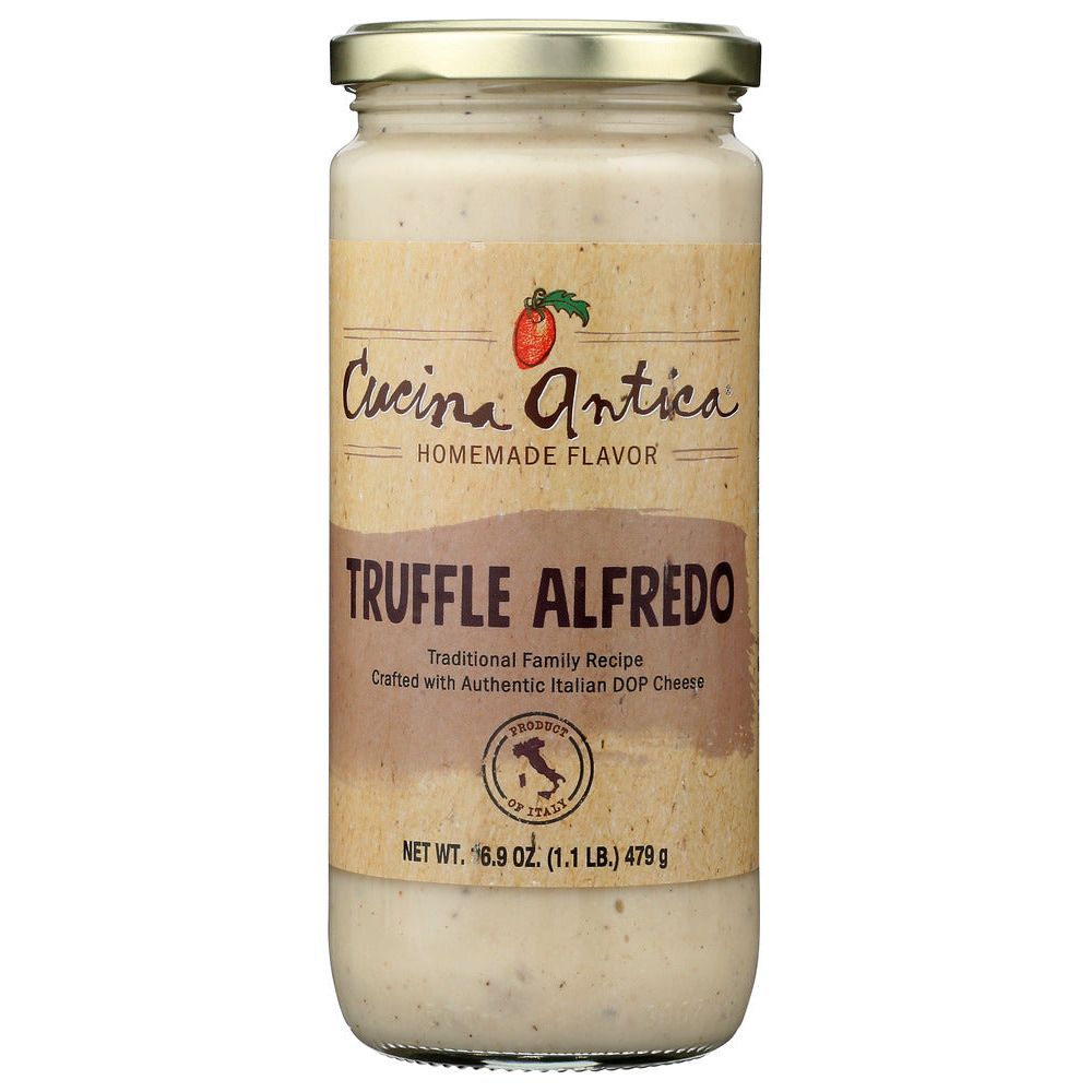 CUCINA ANTICA: Truffle Alfredo Pasta Sauce, 16.9 oz - #tag1# - #tag2#