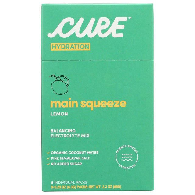 CURE: Hydration Powder Lemon, 2.3 oz - #tag1# - #tag2#
