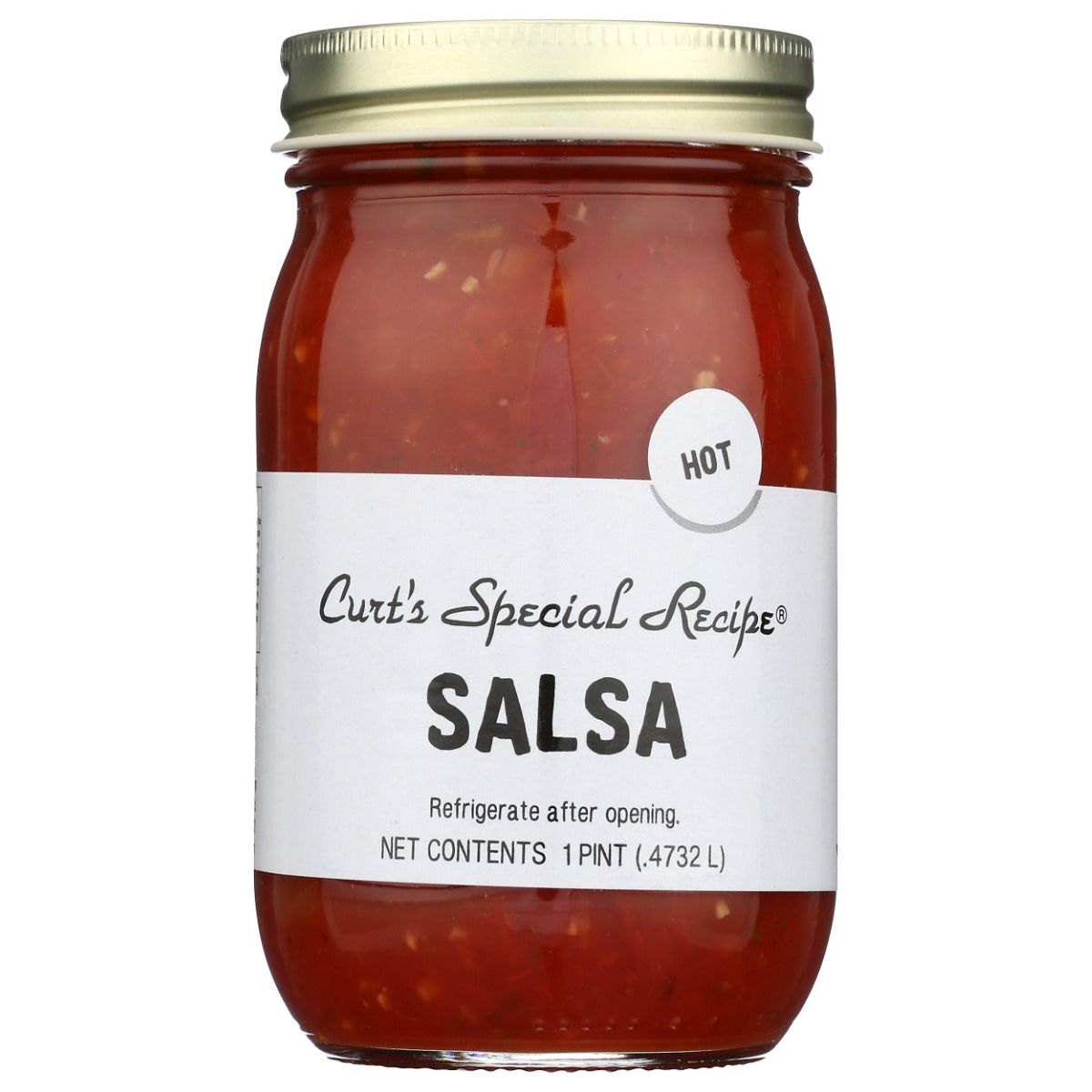 CURTS SALSA: Hot Salsa, 16 oz - #tag1# - #tag2#