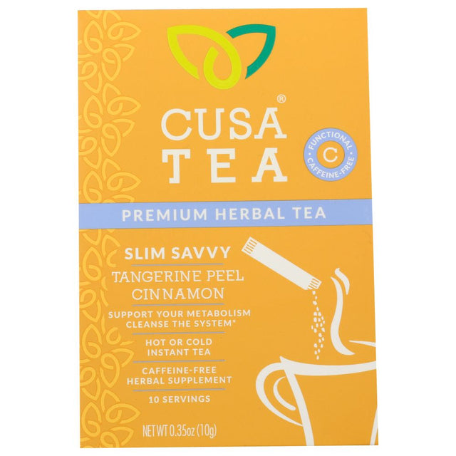 CUSA TEA: Tea Slim Savvy Herbal, 10 ea - #tag1# - #tag2#