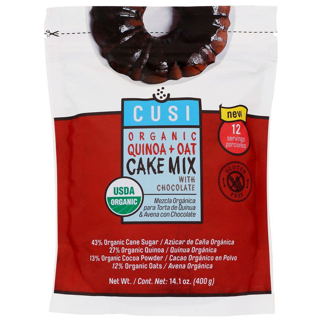CUSI WORLD: Quinoa Cake Mix Chocolate, 14.1 oz - #tag1# - #tag2#