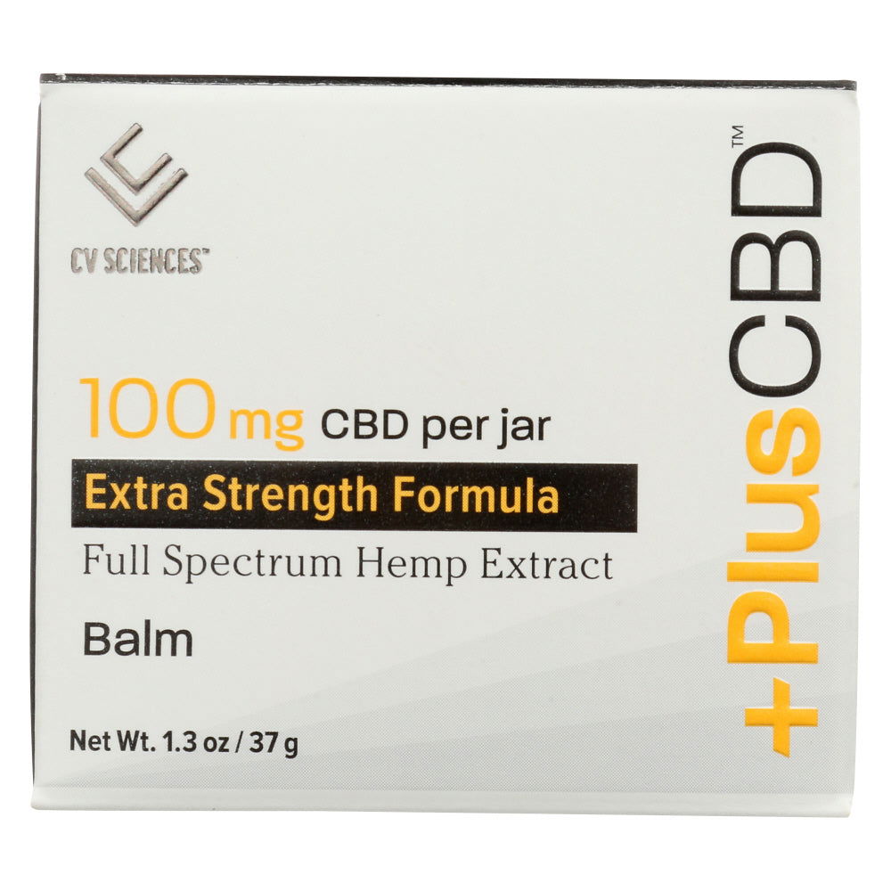 CV SCIENCES: Plus CBD 100 Mg Extra Strength Formula Balm, 1.3 oz - #tag1# - #tag2#