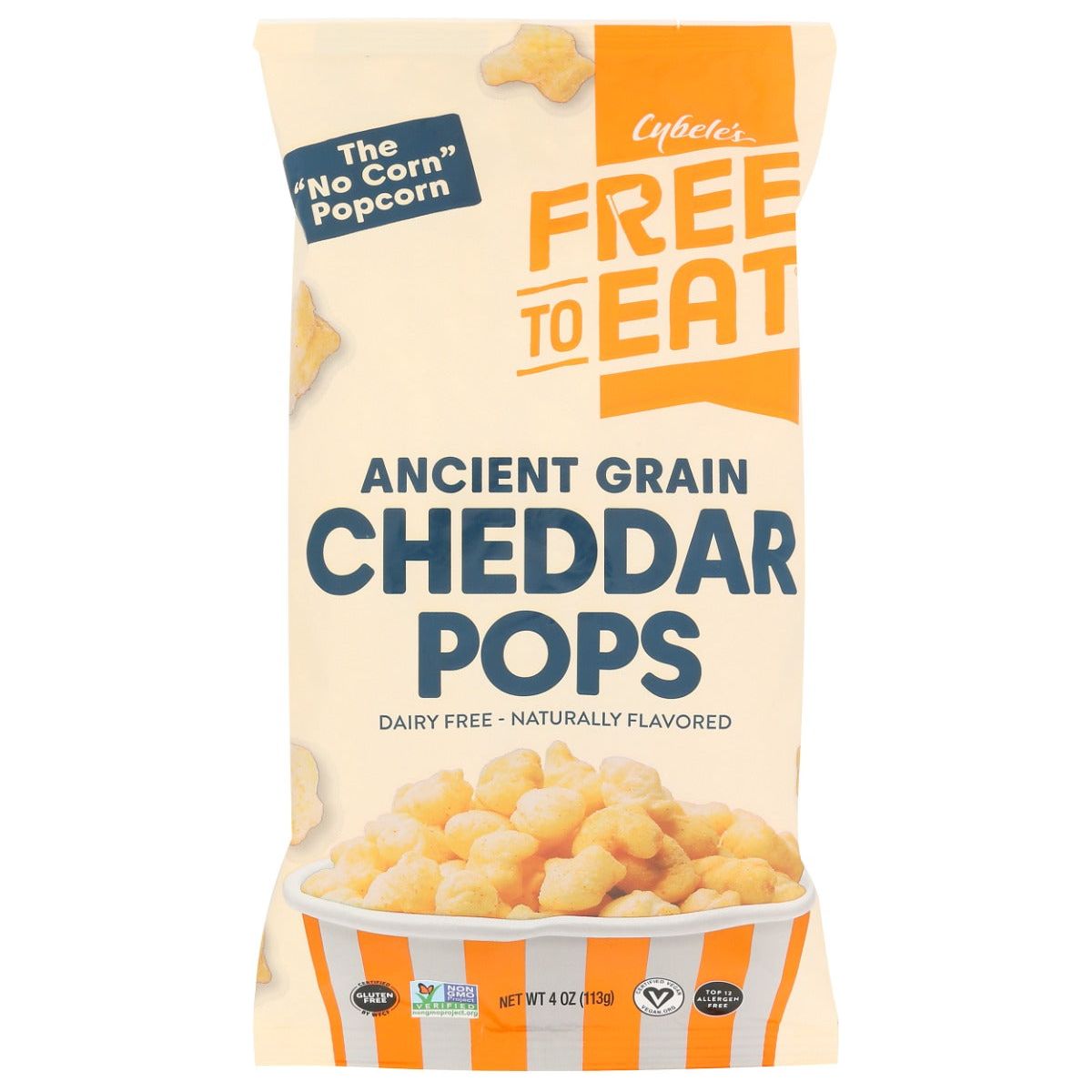 CYBELES: Ancient Grain Cheddar Pops, 4 oz - #tag1# - #tag2#