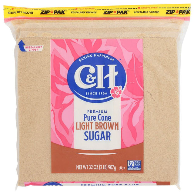 C & H: Sugar Light Brown Pc, 2 LB - #tag1# - #tag2#